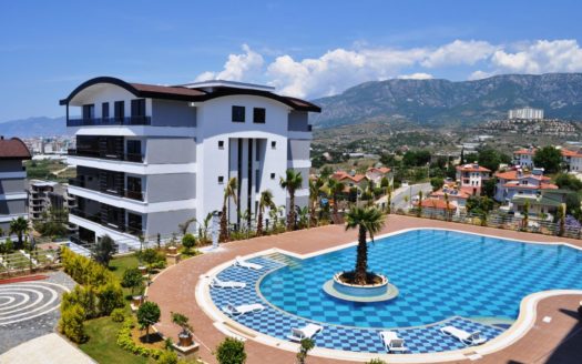 Ensiluokkaiset luksushuoneistot merinäköalalla Alanya-Kargicakissa