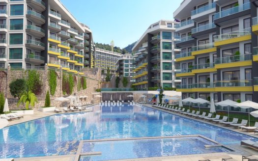 Ylellinen residenssi Alanyassa upealla merinäköalalla