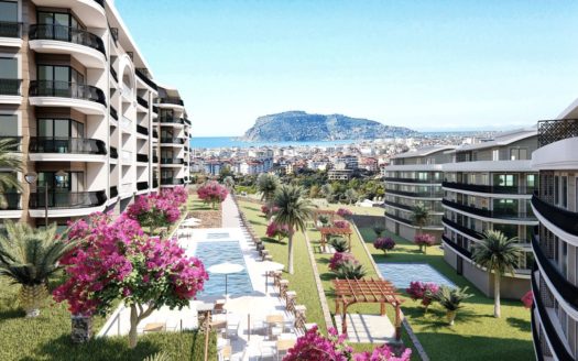 Luxury new built apartments in Alanya-Oba