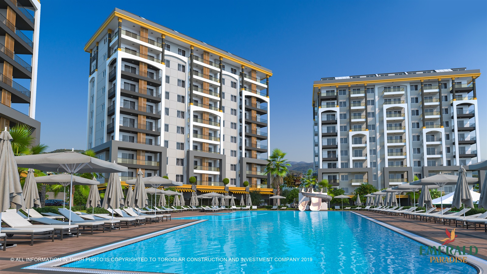 Beautiful new built apartments like in Paradise in Alanya