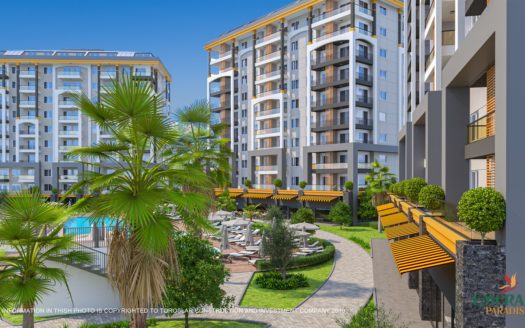 Beautiful new built apartments like in Paradise in Alanya