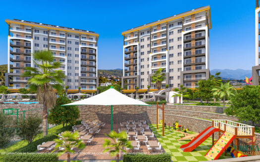 Beautiful new built apartments like in Paradise in Alanya