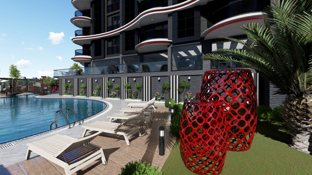 Holiday apartments for sale in Alanya - Mahmutlar