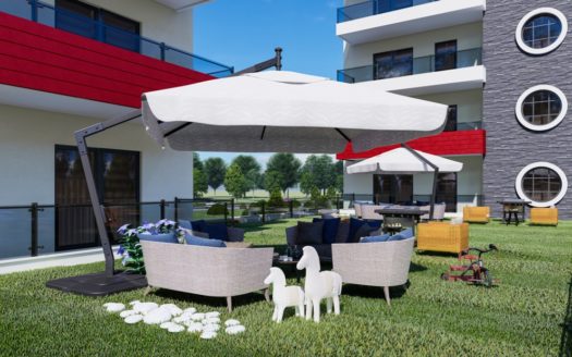 Ugodna nova rezidencija s apartmanima u Alanji – Kestel