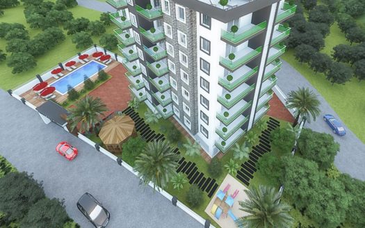 New built apartments with great views in Alanya-Avsallar