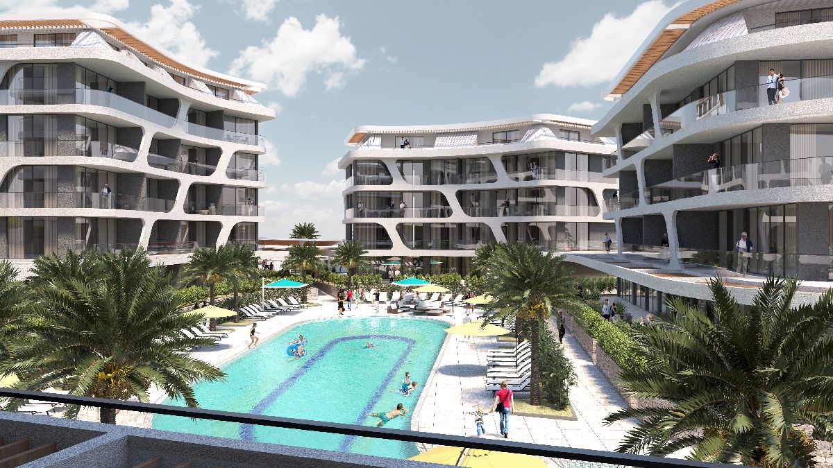 Unique new Architecture and luxury apartments in Alanya