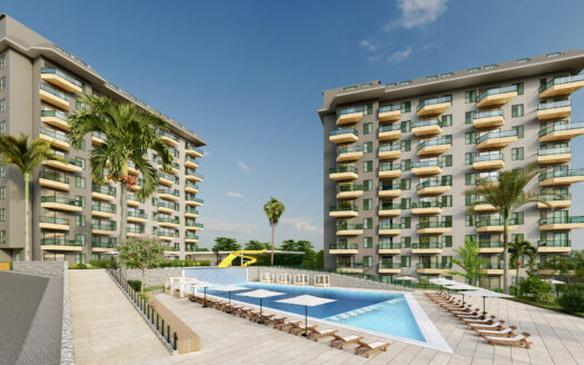 Uusi upea ja viihtyisä kompleksi Alanya-Avsallarissa