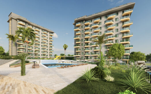 Uusi upea ja viihtyisä kompleksi Alanya-Avsallarissa