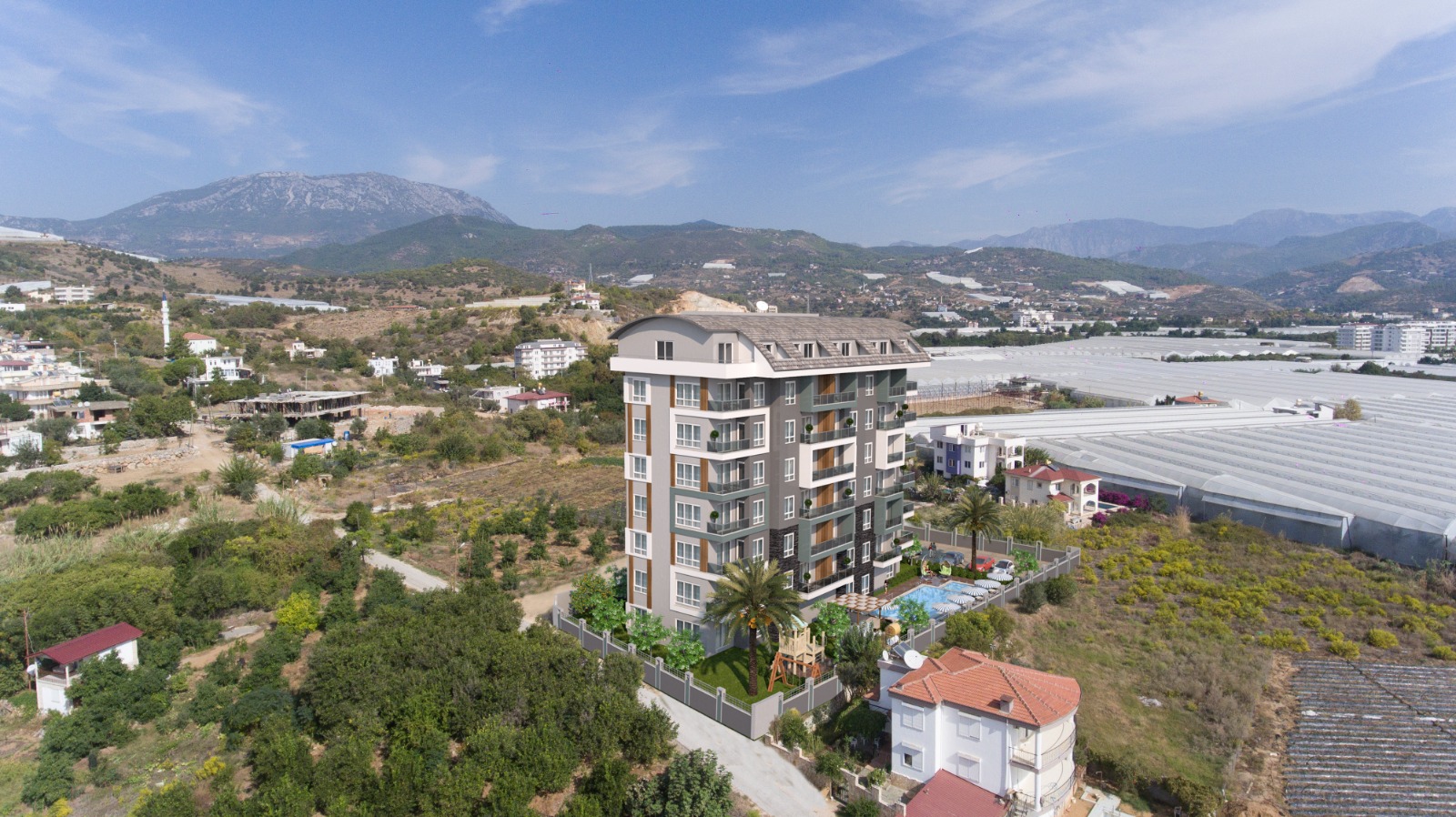 New Magestic Residential project in AlanyaDemirtaş Properties in