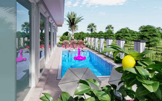 Neues komfortables Wohnprojekt in Alanya-Mahmutlar
