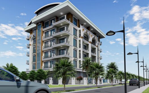 Neues komfortables Wohnprojekt in Alanya-Mahmutlar