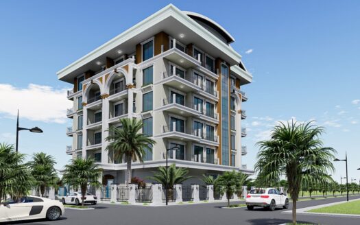 Neues komfortables Wohnprojekt in Alanya-Mahmutlar