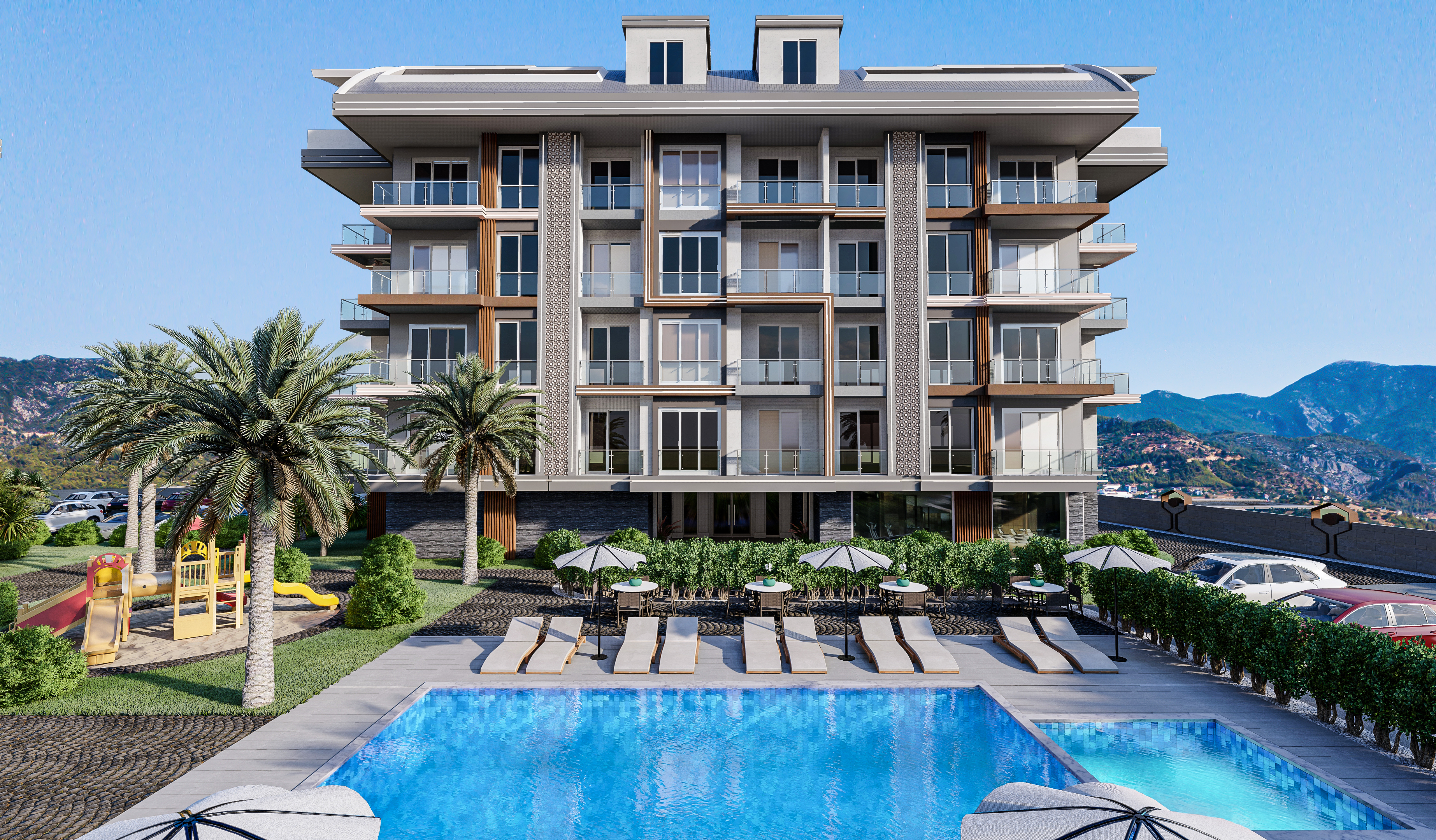 Neues Wohnprojekt in Alanya-Oba