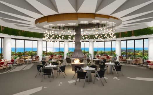 Uusi Luxury 5 tähden hotellikonseptiprojekti Alanya-Turklerissa
