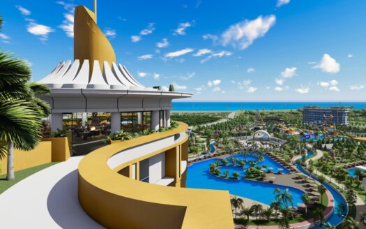 Uusi Luxury 5 tähden hotellikonseptiprojekti Alanya-Turklerissa