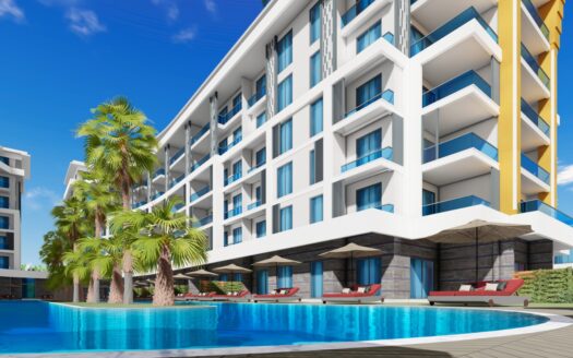 Uusi Luxury 5 tähden hotellikonseptiprojekti Alanya-Turklerissa