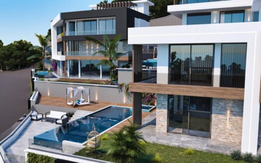 Ylelliset uudet huvilat Alanya-Cikcillissä
