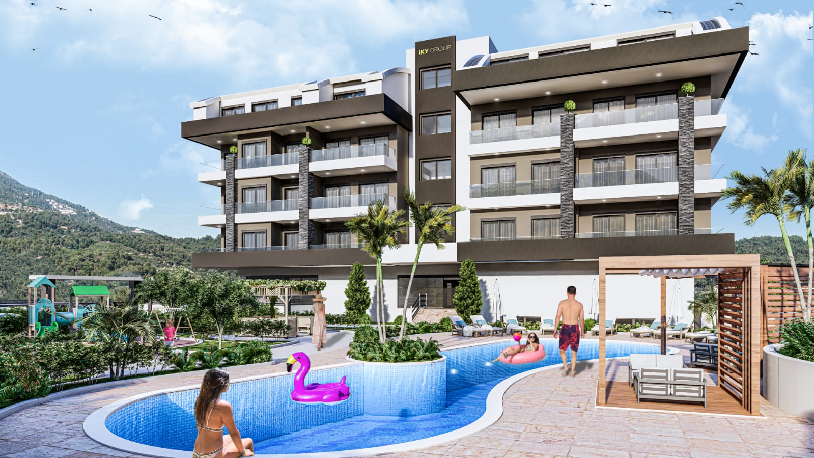 Ein erstaunliches neues Projekt in Alanya-Oba
