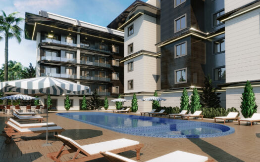 Novi Deluxe projekat u blizini plaže Kleopatra u centru Alanije