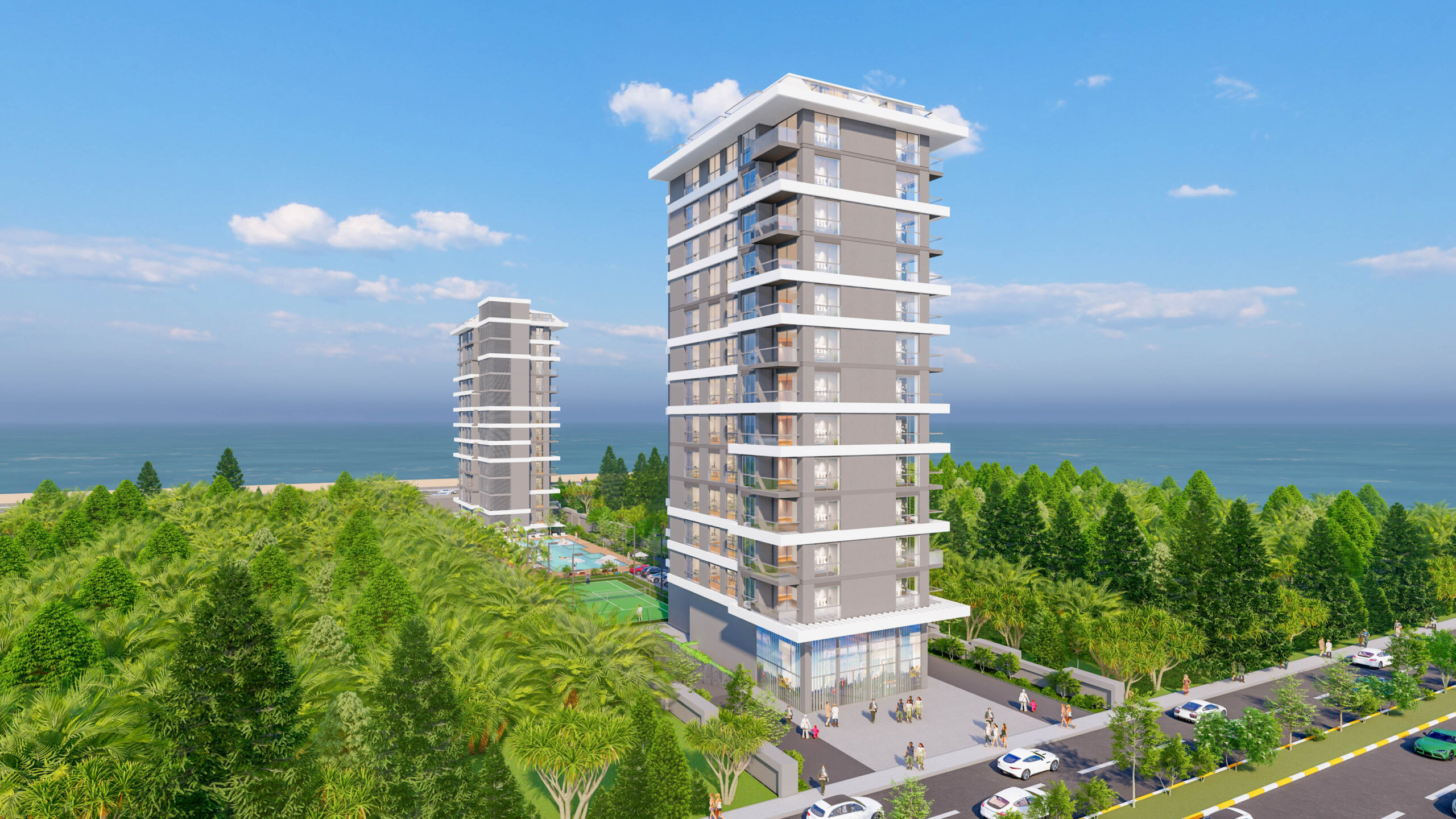Hochwertiges Premium-Wohnprojekt in Alanya-Mahmutlar